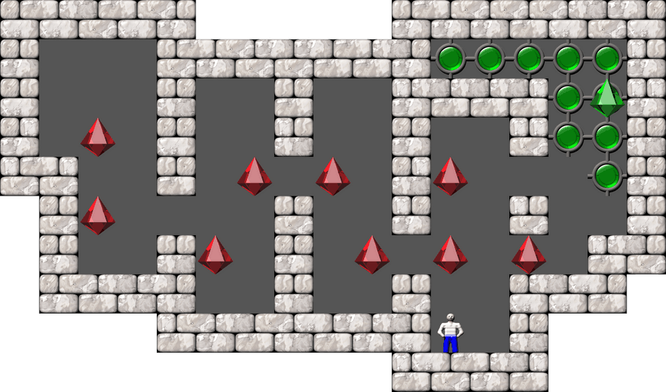 Sokoban Mass Remodel level 1776